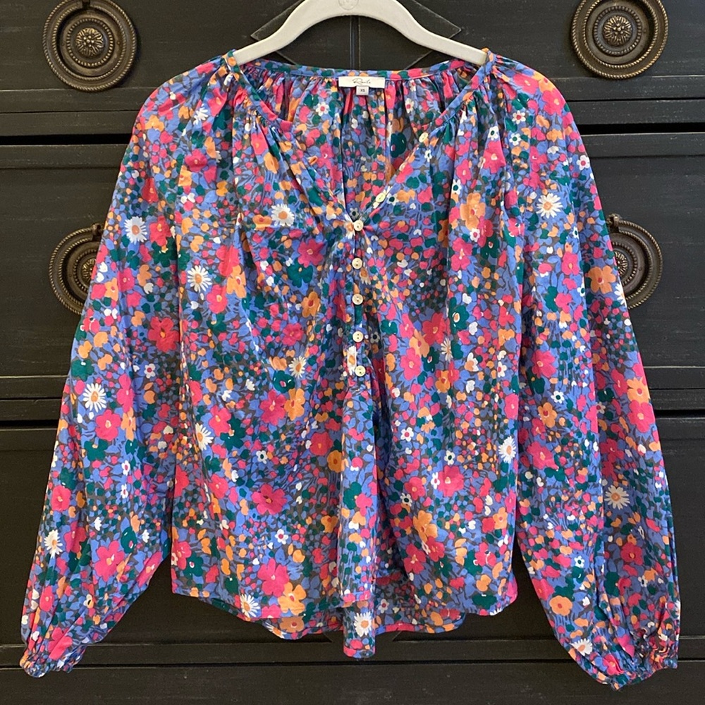 Rails Floral Top